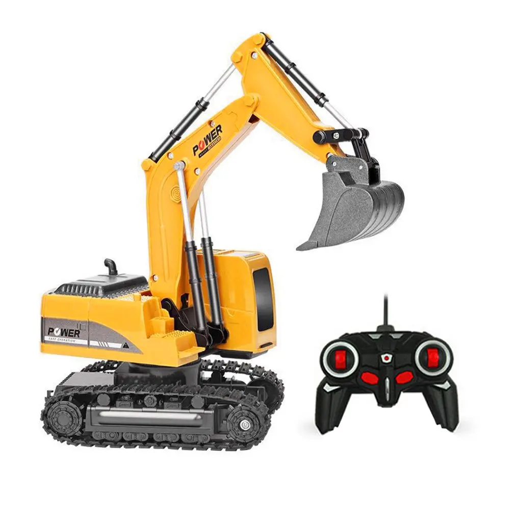 2.4g Eight-way Alloy Excavator 1:24 Wireless Remote Control Excavator Children Charging Remote Control Car Toy
2.4g Eight-way Alloy Excavator 1:24 Wireless Remote Control Excavator Children Charging Remote Control Car Toy