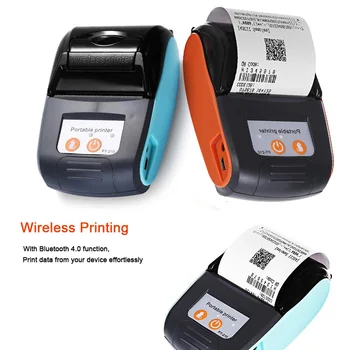 Mini 58mm Bluetooth Wireless Thermal Receipt Printer for Android iOS Windows Smartphones Bill Machine Shop Printer Home Store
Mini 58mm Bluetooth Wireless Thermal Receipt Printer for Android iOS Windows Smartphones Bill Machine Shop Printer Home Store