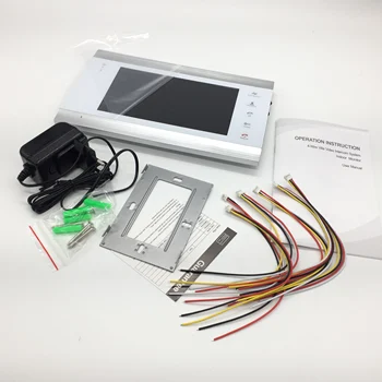 7 Inch Color LCD Video Door Phone Intercom System Door Release Unlock Color Doorbell For add 1V2 -1V3 LCD (white Monitor Only)
7 Inch Color LCD Video Door Phone Intercom System Door Release Unlock Color Doorbell For add 1V2 -1V3 LCD (white Monitor Only)