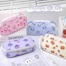 Bts Merch Korean Stationery Pencil Case Pencils Bag Kawaii Bag Stationery Back To School пенал Cute School Supplies
Bts Merch Korean Stationery Pencil Case Pencils Bag Kawaii Bag Stationery Back To School пенал Cute School Supplies