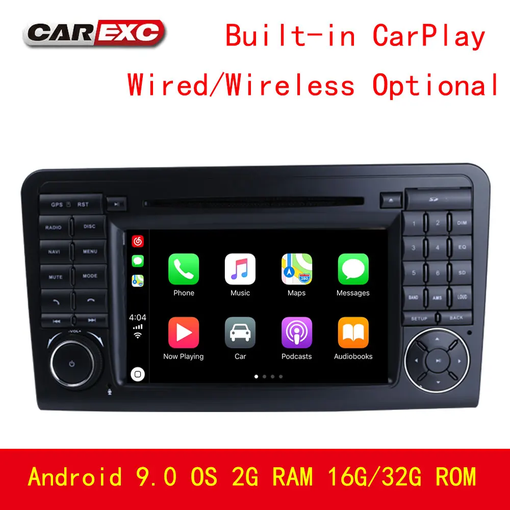 Android 9.0 Car DVD GPS Radio For Mercedes Benz GL ML CLASS W164 ML350 ML450 ML500 GL320 Navigation Multimedia Player Carplay
Android 9.0 Car DVD GPS Radio For Mercedes Benz GL ML CLASS W164 ML350 ML450 ML500 GL320 Navigation Multimedia Player Carplay