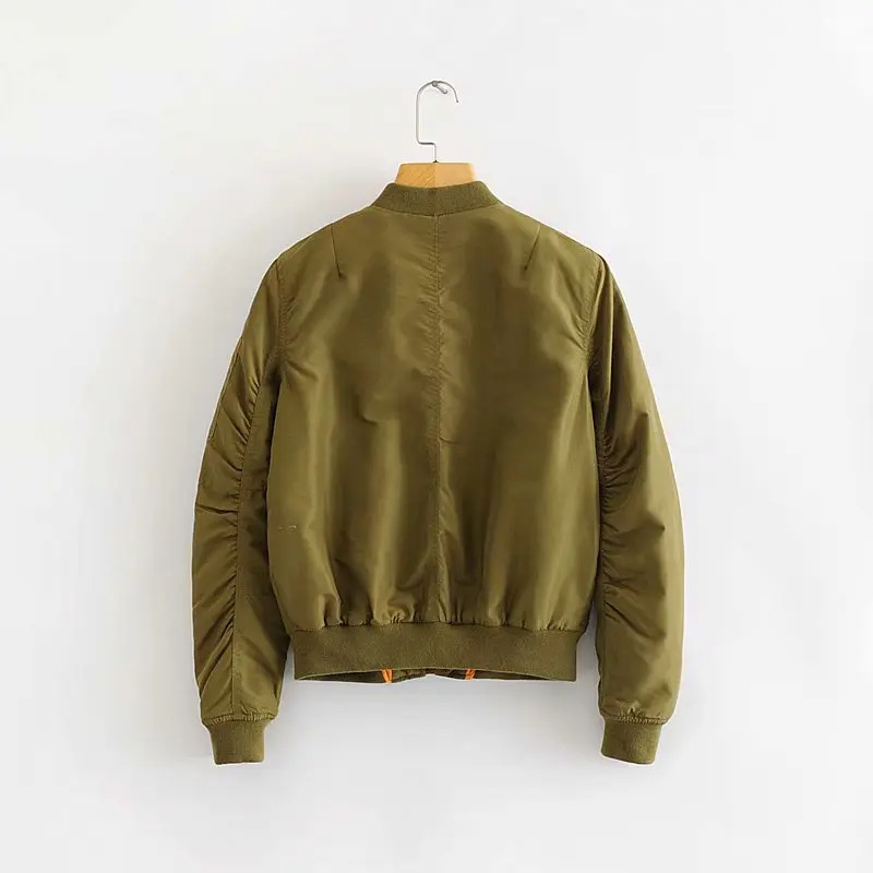 Overplus of Goods Exported to Europe And us y Women's 2019 Autumn And Winter New Style Long Sleeve Stand Collar Flight Jacket En
Overplus of Goods Exported to Europe And us y Women's 2019 Autumn And Winter New Style Long Sleeve Stand Collar Flight Jacket En