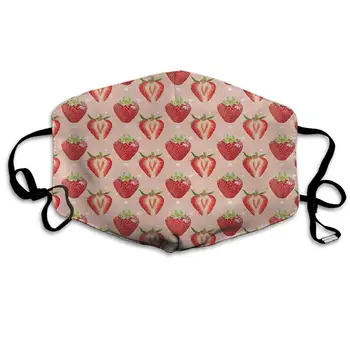 Mouth Mask Sweet Strawberry Print Masks - Breathable Adjustable Windproof Mouth-Muffle, Camping Running for Women and Men 
Mouth Mask Sweet Strawberry Print Masks - Breathable Adjustable Windproof Mouth-Muffle, Camping Running for Women and Men