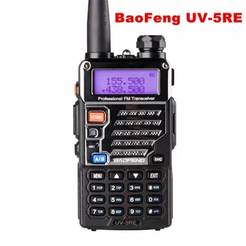 BAOFENG UV-5RE Plus Dual-Dand VHF/UHF CTCSS&CDCSS Two-way Radio Walkie Talkie 136-174MHZ and 400-520HZ (TX/RX)
BAOFENG UV-5RE Plus Dual-Dand VHF/UHF CTCSS&CDCSS Two-way Radio Walkie Talkie 136-174MHZ and 400-520HZ (TX/RX)