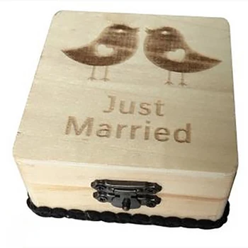 Wooden Wedding Ring Box Wedding Ring Bearer Box Ring Bearer Pillow Shabby Chic Ring Box for Engagement Anniversary Valentine's D
Wooden Wedding Ring Box Wedding Ring Bearer Box Ring Bearer Pillow Shabby Chic Ring Box for Engagement Anniversary Valentine's D