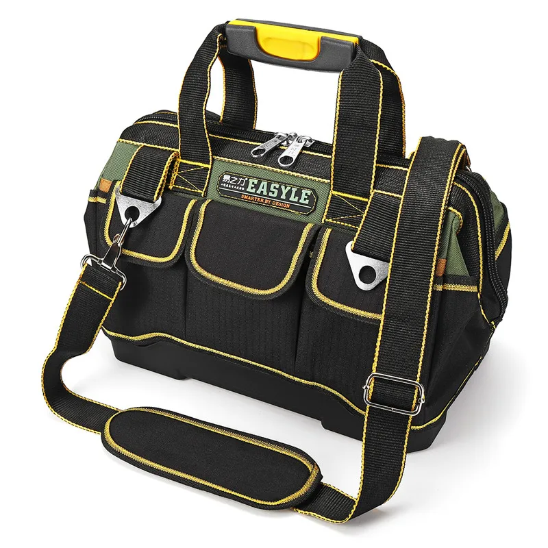 Electrician Tool Bag Storage Case Heavy Duty Tool Holder Tool Bag Plastic Bottom Tools Carrier Parts Box
Electrician Tool Bag Storage Case Heavy Duty Tool Holder Tool Bag Plastic Bottom Tools Carrier Parts Box
