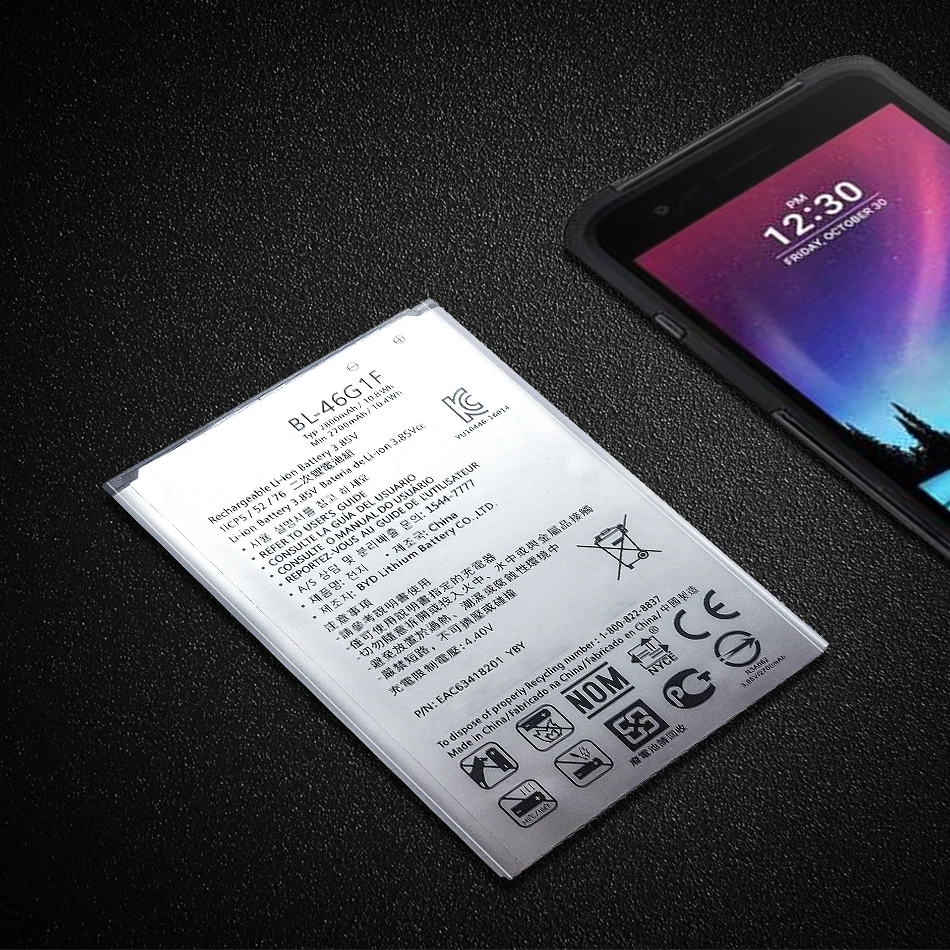 2700mAh Mobile Battery BL-46G1F For LG K10 2017 Version K20 Plus TP260 K425 K428 K430H X400 M-K121K BL 46G1F
2700mAh Mobile Battery BL-46G1F For LG K10 2017 Version K20 Plus TP260 K425 K428 K430H X400 M-K121K BL 46G1F