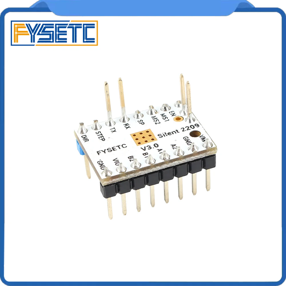 2шт TMC2209 v2.0 Драйвер шагового двигателя Stepsticks Mute Driver 256 Microsteps ток 2.8A пик 3d принтер