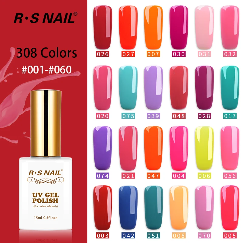 RS NAIL 15ml vernis semi permanent 308 colors gel nail polish uv resin led lamp manicure esmalte permanente gel lacquer (1)
RS NAIL 15ml vernis semi permanent 308 colors gel nail polish uv resin led lamp manicure esmalte permanente gel lacquer (1)
