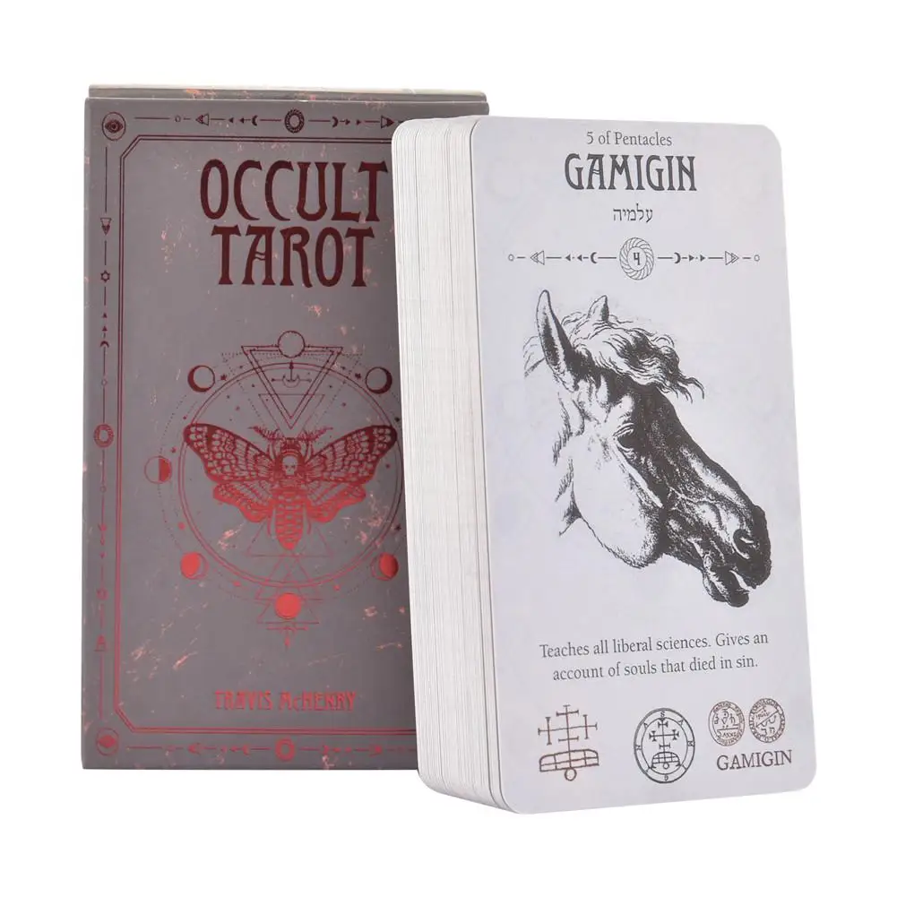 78X Occult Tarot Cards English Version Fun Deck Table Tarot Game For Occult Oracle Card Divination Fate Board Games Playing Card
78X Occult Tarot Cards English Version Fun Deck Table Tarot Game For Occult Oracle Card Divination Fate Board Games Playing Card
