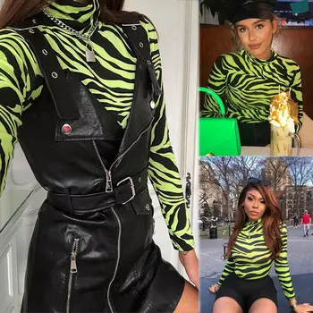 Women Bodysuit Zebra Print Bandage Mesh Sheer Bodysuit Tops One Piece Short Jumpsuit Ladies Rompers Womens Jumpsuit Clubwear
Women Bodysuit Zebra Print Bandage Mesh Sheer Bodysuit Tops One Piece Short Jumpsuit Ladies Rompers Womens Jumpsuit Clubwear