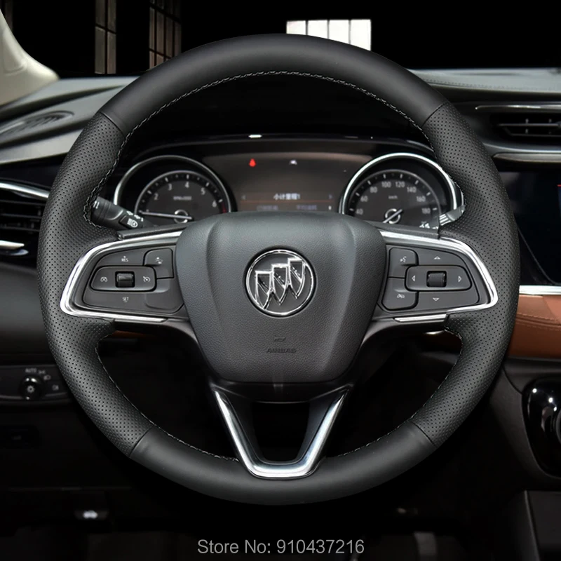 DIY Hand-stitched Car Steering Wheel Cover Black Suede Leather for Buick Envision S Encore GX 2014-2020
DIY Hand-stitched Car Steering Wheel Cover Black Suede Leather for Buick Envision S Encore GX 2014-2020