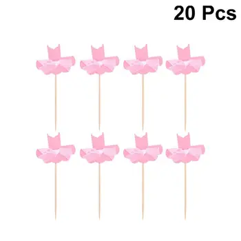 20pcs Pink Ballet Clothes Design Cupcake Toppers Kids Birthday Cake Insert Decorated Cake Pick Cake Decor Party Favors
20pcs Pink Ballet Clothes Design Cupcake Toppers Kids Birthday Cake Insert Decorated Cake Pick Cake Decor Party Favors