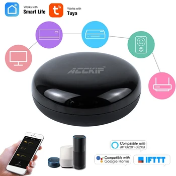 Smart Home Wifi Universal IR Smart Controller Tuya/Smart Life APP Control Anywhere All Appliance Works with Alexa Google
Smart Home Wifi Universal IR Smart Controller Tuya/Smart Life APP Control Anywhere All Appliance Works with Alexa Google