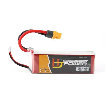 HJ 11.1V 2200MAH 70C/30C 3S Lipo Battery XT60 Plug Rechargeable for RC Racing Drone Helicopter Car Boat Model
HJ 11.1V 2200MAH 70C/30C 3S Lipo Battery XT60 Plug Rechargeable for RC Racing Drone Helicopter Car Boat Model