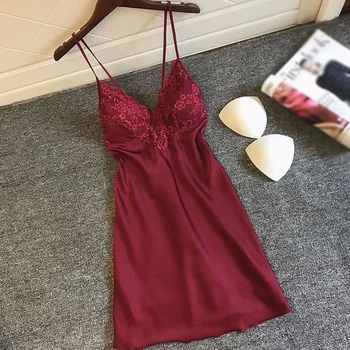 2020 Nightgowns Sleepshirt Silk Sleepwear Women Night Dress Ladie Satin Sexy Lingerie Nightshirts Sleep Lounge
2020 Nightgowns Sleepshirt Silk Sleepwear Women Night Dress Ladie Satin Sexy Lingerie Nightshirts Sleep Lounge