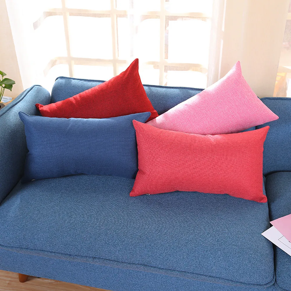 Rectangle Cushion Cover Soft Pillow Case Soild Color Sofa Car Decorative Cushion Cover Home Decor Silk Throw Pillowcase 30x50cm
Rectangle Cushion Cover Soft Pillow Case Soild Color Sofa Car Decorative Cushion Cover Home Decor Silk Throw Pillowcase 30x50cm
