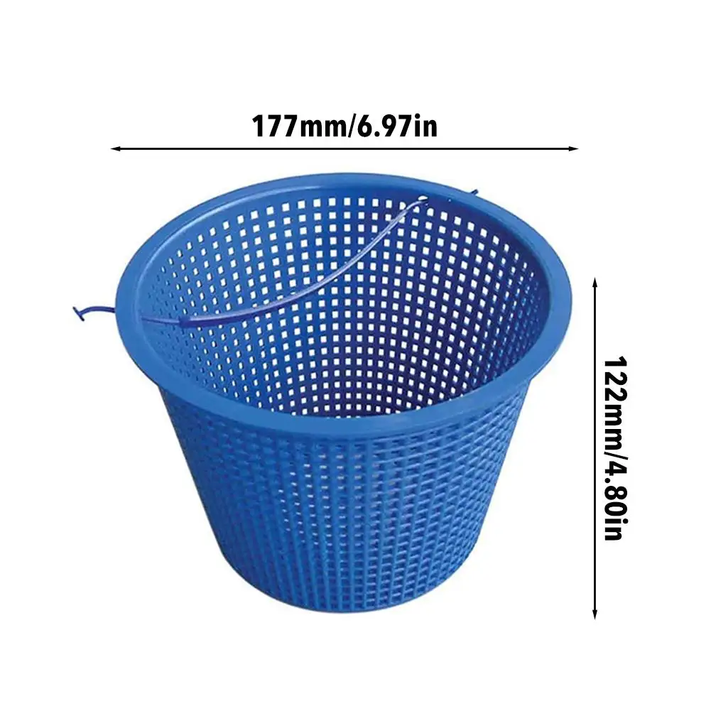 Verdelife Panier pour écumoire de piscine en plastique élastique durable Filtres pour piscine Taille adaptée 16 x 7,5 cm