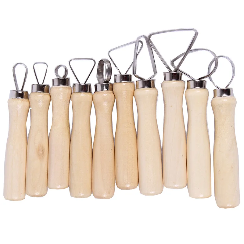 DIY Model Tool 10 Pieces Fine Art Pottery Big Head Knife Clay Sculpture Trimming Polymer Clay Scraper
DIY Model Tool 10 Pieces Fine Art Pottery Big Head Knife Clay Sculpture Trimming Polymer Clay Scraper