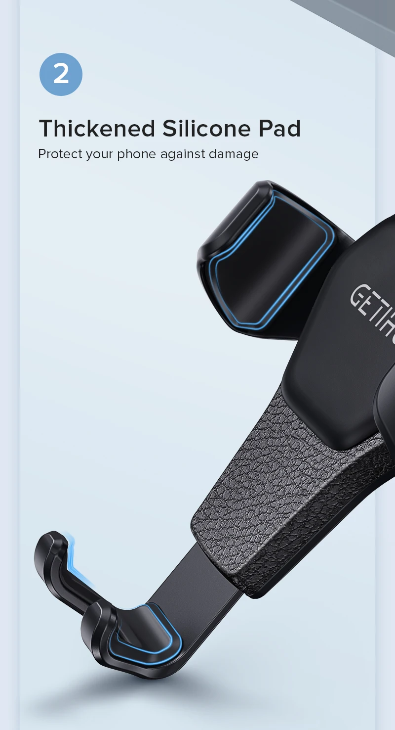 GETIHU Gravity Car Phone Holder Air Vent Clip Cellphone Support GPS Mobile Stand GETIHU Gravity Car Phone Holder Air Vent Clip Cellphone Support GPS Mobile Stand