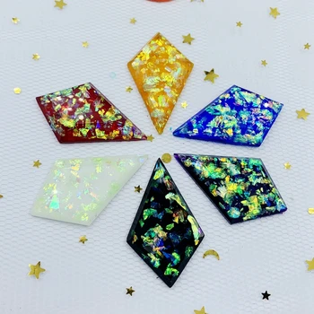 Rhombus Resin Big Gems Stone for Bead Work Sew on Rhinestones with 2 Holes 6Pieces/lot DIY Garment Accessory 28*48mm W35
Rhombus Resin Big Gems Stone for Bead Work Sew on Rhinestones with 2 Holes 6Pieces/lot DIY Garment Accessory 28*48mm W35