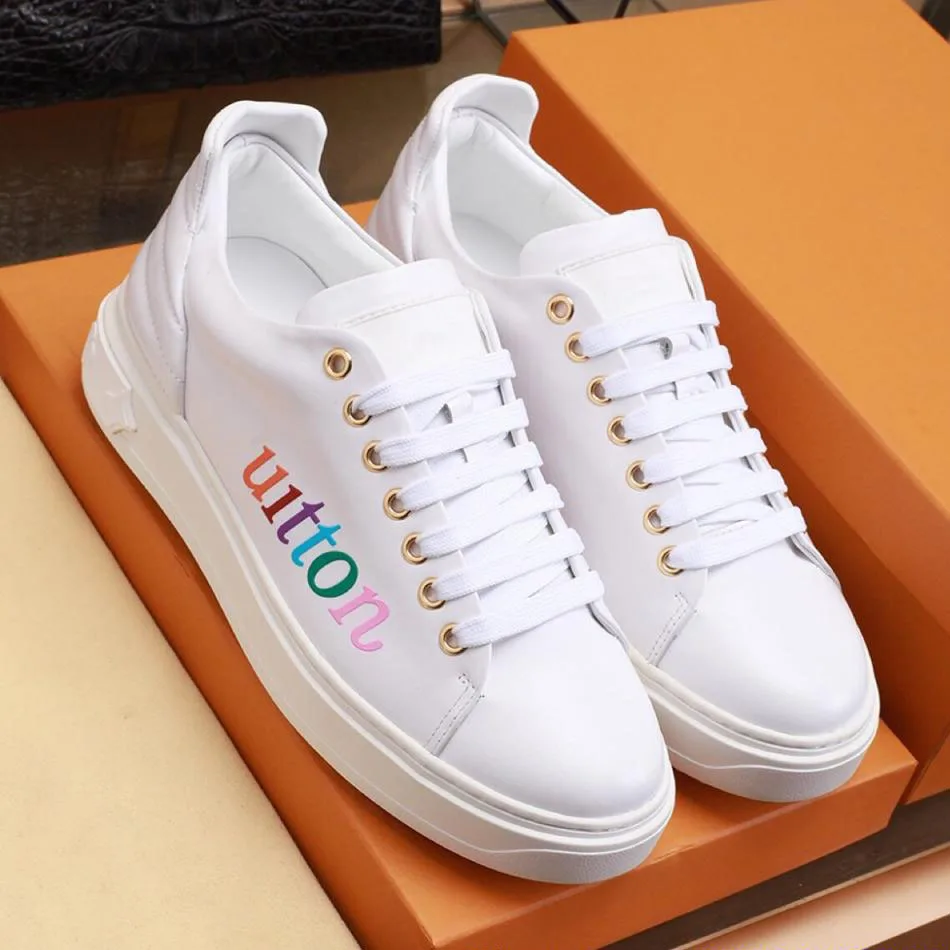 Top Women's Genuine Leather Flats Fashionable comfortable casual sneakers Designer rainbow signature vuiton elevated outsole
Top Women's Genuine Leather Flats Fashionable comfortable casual sneakers Designer rainbow signature vuiton elevated outsole