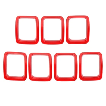 X Autohaux Red Grille Inserts Sticky Cover Trim Kit Car Styling Trim Front Up Grid Grill Racing Frame for 2017-2019 Jeep Compass
X Autohaux Red Grille Inserts Sticky Cover Trim Kit Car Styling Trim Front Up Grid Grill Racing Frame for 2017-2019 Jeep Compass