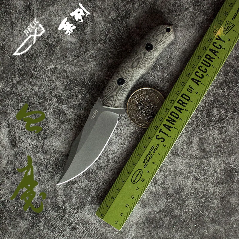 Нож PSRK RELIC лезвие ASP23 ручка Микарта фиксированный нож инструмент для кемпинга