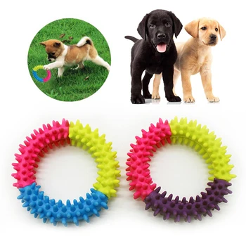 1 Pcs Dog Chew Toy 3 Color Ring Shape Non Toxic Soft Rubber Random Color Chew Toys
1 Pcs Dog Chew Toy 3 Color Ring Shape Non Toxic Soft Rubber Random Color Chew Toys