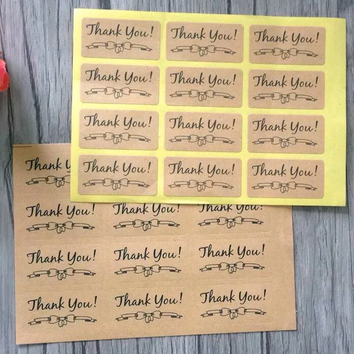 120pcs/pack Bow Pattern Thank You Leather Color Adhesive Cake Packaging Baking DIY Gift Seal Stickers
120pcs/pack Bow Pattern Thank You Leather Color Adhesive Cake Packaging Baking DIY Gift Seal Stickers