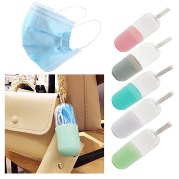 Silica gel Capsule Shape Face Mask Storage Box Dust-proof Pollution-proof Security Pocket Mask Storage Case Pill Box
Silica gel Capsule Shape Face Mask Storage Box Dust-proof Pollution-proof Security Pocket Mask Storage Case Pill Box