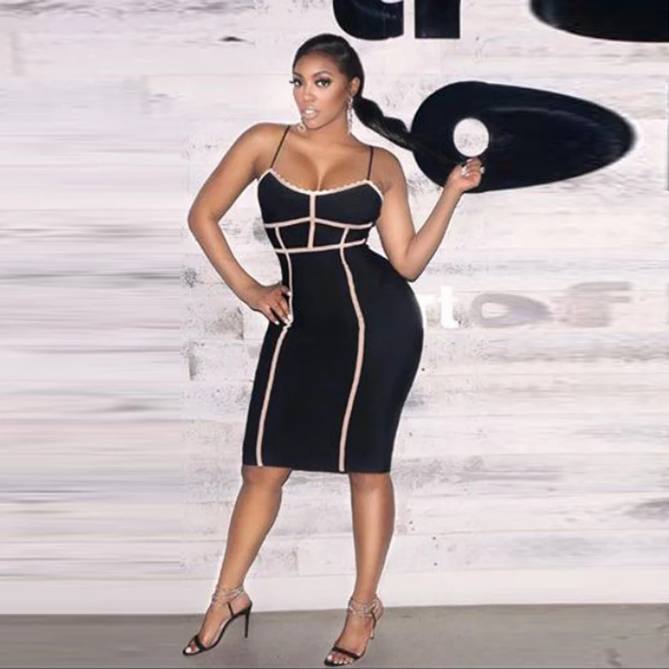 Color Block Sleeveless Striped Knee Length Bandage Dress Women Spaghetti Strap Sheath Robe Femme Skinny Vestido Sexy Party Dress
Color Block Sleeveless Striped Knee Length Bandage Dress Women Spaghetti Strap Sheath Robe Femme Skinny Vestido Sexy Party Dress