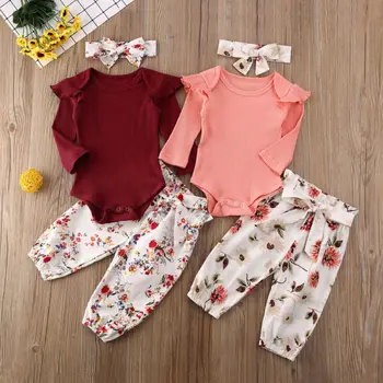 Toddler Girl Clothes 3PCS Newborn Kids Baby Girl Clothes Knitted Tops Bodysuit+ Floral Print Long Pants+Headband Outfits Set
Toddler Girl Clothes 3PCS Newborn Kids Baby Girl Clothes Knitted Tops Bodysuit+ Floral Print Long Pants+Headband Outfits Set
