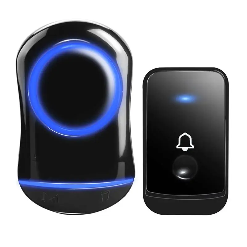 Waterproof Wireless Doorbell Eu Plug Home Smart Cordless Door Bell Ring Chime 200M Range 1 Button 1 Receiver Led Light Eu Plug B
Waterproof Wireless Doorbell Eu Plug Home Smart Cordless Door Bell Ring Chime 200M Range 1 Button 1 Receiver Led Light Eu Plug B