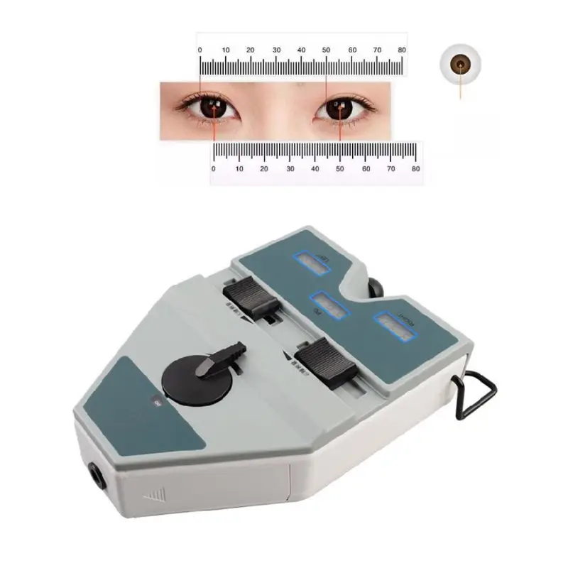 Digital Pupilometer Optical PD Ruler LCD 40-80mm Pupil Meter Interpupillary Test C63B
Digital Pupilometer Optical PD Ruler LCD 40-80mm Pupil Meter Interpupillary Test C63B