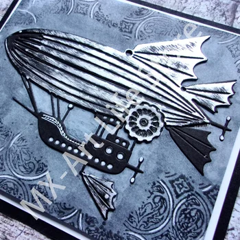Steampunk Airship Hot Air Balloon Gear Metal Cutting Dies Ship Stencil for DIY Scrapbooking Embossing Dies
Steampunk Airship Hot Air Balloon Gear Metal Cutting Dies Ship Stencil for DIY Scrapbooking Embossing Dies