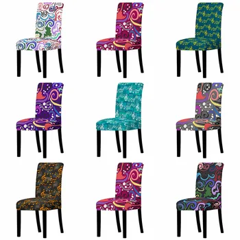 Elastic Print Chair Covers Spandex Stretch Removable Dining Chair Cover Slipcovers Musicial Note Modern Kitchen Seat Case
Elastic Print Chair Covers Spandex Stretch Removable Dining Chair Cover Slipcovers Musicial Note Modern Kitchen Seat Case