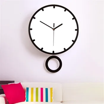Modern Creative Swing Wall Clock Pendulum Black Frame Simple Fashion Personality Mute Quartz Clocks Living Room Home Decoration
Modern Creative Swing Wall Clock Pendulum Black Frame Simple Fashion Personality Mute Quartz Clocks Living Room Home Decoration