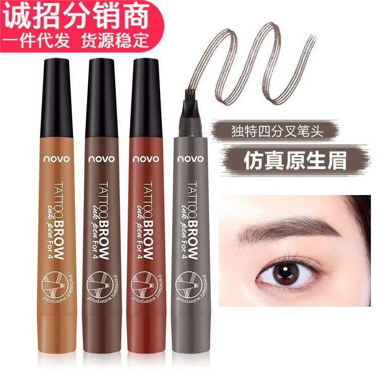 Novo quadruple liquid eyebrow pen three-dimensional natural simulation original eyebrow color waterproof eyebrow pencil
Novo quadruple liquid eyebrow pen three-dimensional natural simulation original eyebrow color waterproof eyebrow pencil