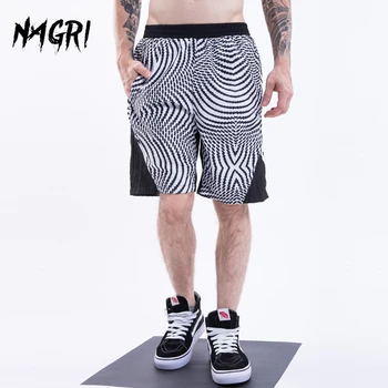 NAGRI Summer Men Casual Shorts Geometry Swirl Patchwork Quick Dry Sportswear Elastic Waist Male Short Pants Homme Fashion Brand
NAGRI Summer Men Casual Shorts Geometry Swirl Patchwork Quick Dry Sportswear Elastic Waist Male Short Pants Homme Fashion Brand