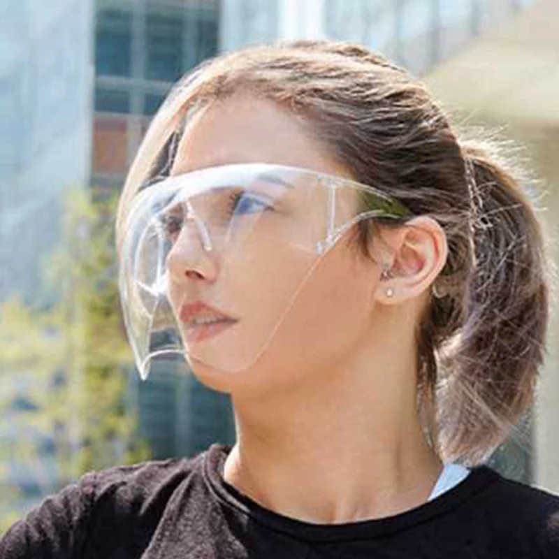 Прозрачные защитные очки HD для лица с защитой от брызг замена маски защиты и глаз