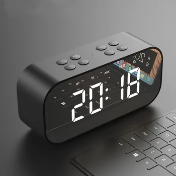 Bluetooth 5.0 Portable Wireless Bluetooth Speaker Column Subwoofer Music Sound Box LED Time Snooze Alarm Clock for Laptop Phone
Bluetooth 5.0 Portable Wireless Bluetooth Speaker Column Subwoofer Music Sound Box LED Time Snooze Alarm Clock for Laptop Phone