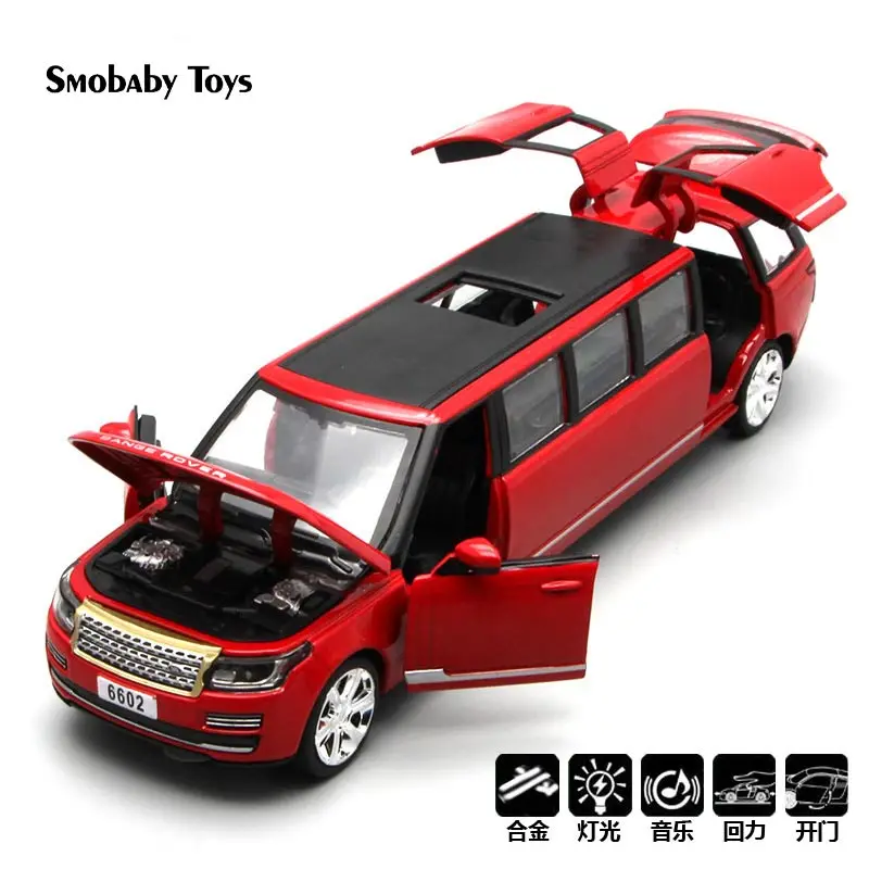 Real 1:32 Alloy Sports Car Hummer Land Rover Deluxe Edition SUV Collection Model Sound Light Pull Back Car Children Toy
Real 1:32 Alloy Sports Car Hummer Land Rover Deluxe Edition SUV Collection Model Sound Light Pull Back Car Children Toy