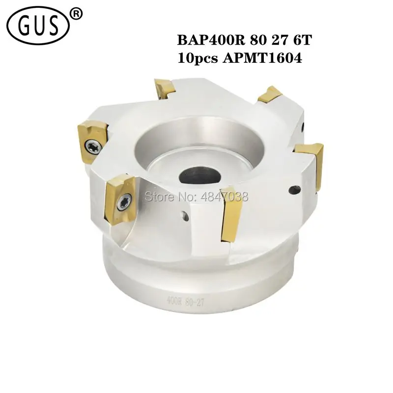 1 BAP400R 80 27 6T Face Milling Cutter Head, Suitable For APMT1604PDER Carbide Insert Face Milling Cutter, Suitable For NC/CNC
1 BAP400R 80 27 6T Face Milling Cutter Head, Suitable For APMT1604PDER Carbide Insert Face Milling Cutter, Suitable For NC/CNC