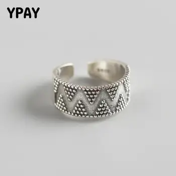 YPAY 100% Genuine 925 Sterling Silver Adjustable Ring Korea Japan Vintage Triangle Pattern Wide Open Rings Women Jewelry YMR990
YPAY 100% Genuine 925 Sterling Silver Adjustable Ring Korea Japan Vintage Triangle Pattern Wide Open Rings Women Jewelry YMR990