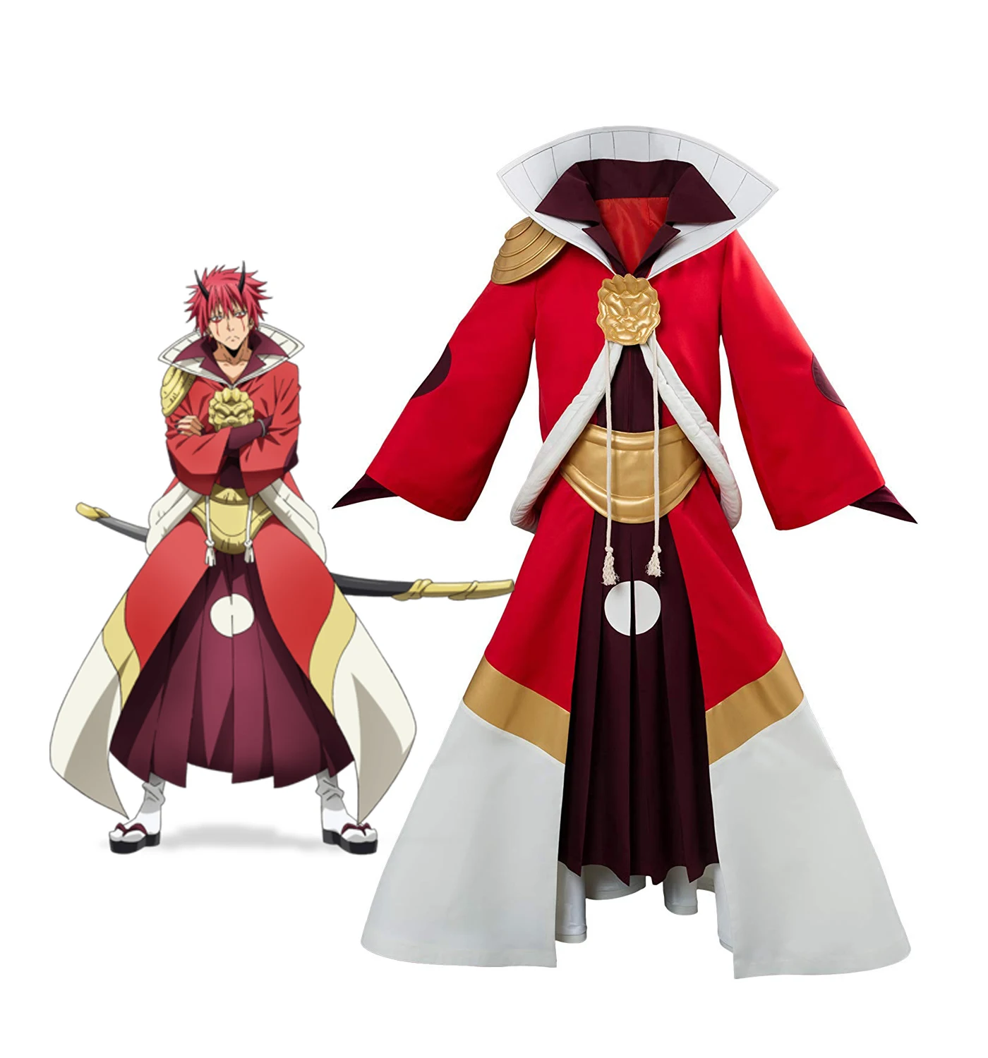 Tensei Shitara Slime Datta Ken Benimaru Cosplay Costume That Time I Got Reincarnated as a Slime Flare Lord Cosplay Costume
Tensei Shitara Slime Datta Ken Benimaru Cosplay Costume That Time I Got Reincarnated as a Slime Flare Lord Cosplay Costume