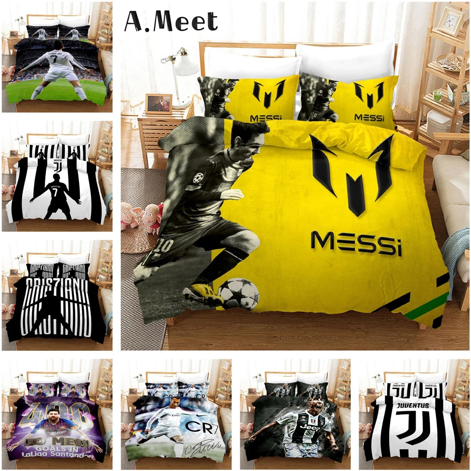 European Football Star Bedding Sets 3d Duvet Cover Kids Bed Covers Linen Conforter Set NO Bed Sheets Linge De Lit Roupas De Cama
European Football Star Bedding Sets 3d Duvet Cover Kids Bed Covers Linen Conforter Set NO Bed Sheets Linge De Lit Roupas De Cama