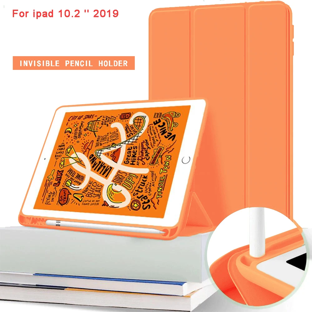 iCozzier Tablet Case For New iPad 7th Generation 10.2" 2019 with Apple Pencil Holder, Auto Sleep/Wake, Silicone Stand Cover Case
iCozzier Tablet Case For New iPad 7th Generation 10.2" 2019 with Apple Pencil Holder, Auto Sleep/Wake, Silicone Stand Cover Case