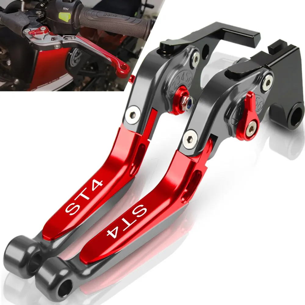 Motorcycle Accessories CNC Adjustable Foldable Extendable Brake Clutch Levers Handle For Ducati ST4 S ABS 2004 2005 2006
Motorcycle Accessories CNC Adjustable Foldable Extendable Brake Clutch Levers Handle For Ducati ST4 S ABS 2004 2005 2006