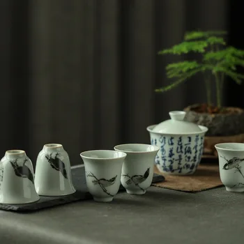 80ml Cultural painting Chinese Retro Handmade Random Texture Color Glaze High Temperature Firing Ceramic Teacup Porcelain teacup
80ml Cultural painting Chinese Retro Handmade Random Texture Color Glaze High Temperature Firing Ceramic Teacup Porcelain teacup